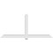Ekena Millwork Eugene Architectural Grade PVC Gable Bracket, 108"W x 49 1/2"H x 6"D x 6"F, 11/12 Pitch GBP108X50X0606EUG00 - alternate 3
